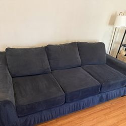 3 Seat Blue Sofa/couch