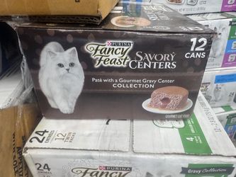 Fancy Feast Purina Savory Centers Wet Cat Food, 3 oz. Cans, 12-Pack