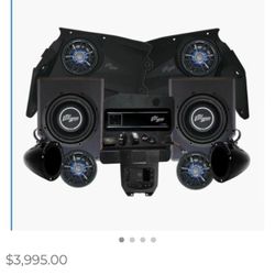 Stage 6 Audio System With 2 Subwoofers Utv Stereo Can Am X3 (Deal)