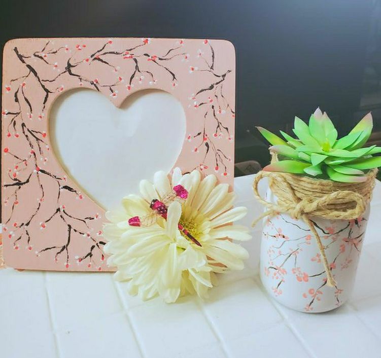 Photo Frame and Fauxe Socculent Set