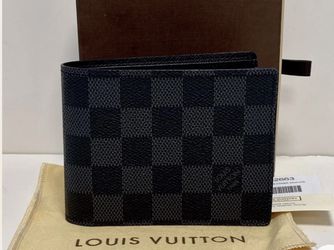 Louis Vuitton N62663 Multiple Wallet, Grey, One Size
