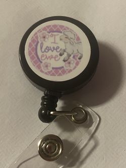 I love ewe badge reel