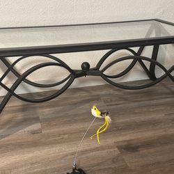 Sovereign Glass Top Coffee Table (Black)