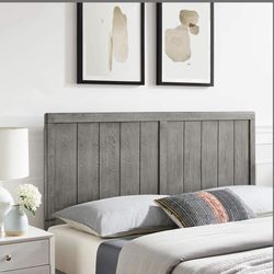 NEW in BOX Full Wood Headboard
