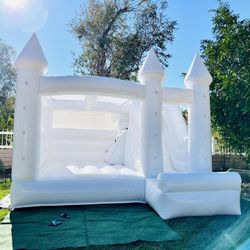 White Bounce House For Sale 