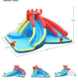 Waterslide jumper WITH blower