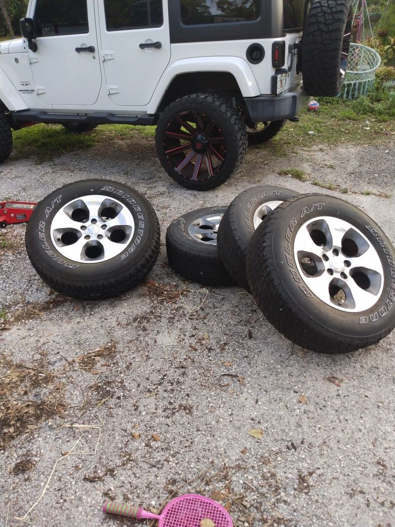 2017 Jeep Wheels And Tires 30 K Takeoffs