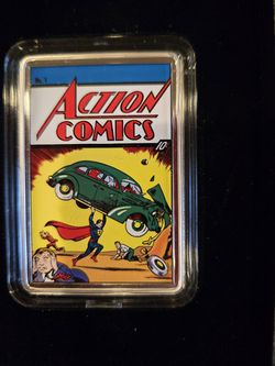 2oz Superman comic coin