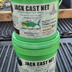 Jack Cast Nets ..6 And 7 Feet Sizes 