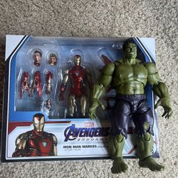 Mafex Iron Man, Sh Figuarts Hulk 