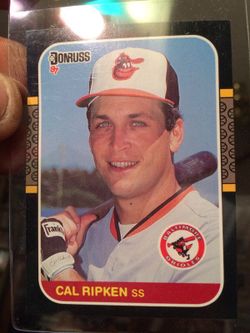 87 Donruss Cal Ripken Jr. Card