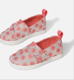Toms Alpargata Glitter Toddler Casual Loafers 