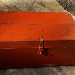 Mint! Vintage Wooden Painted Chest