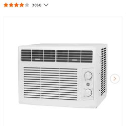GE 5,000 BTU 115-Volt Window Air Conditioner for 150 sq. ft. Rooms in White