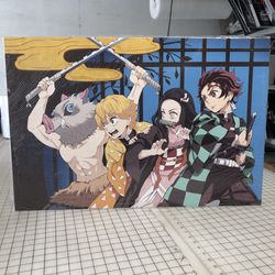 Demon Slayer Poster Board Anime Manga Supreme Off White