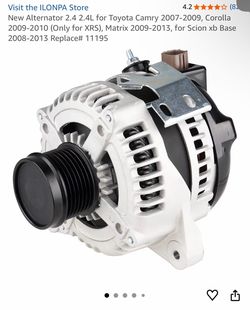 Brand new battery and alternator