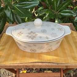 Snowflake Blue Harbor Casserole Dish