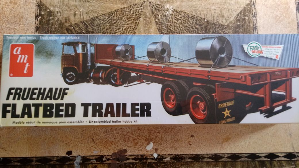 1/25 scale flat bed trailor