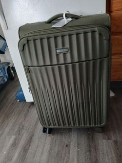 Extra Large Dark Green Suitcase