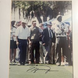 Rare Signed Jordan And Palmer Photo