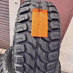 35x12.50R22 RDR RD6 Mud Terrain 4 new tires 35" 20" LT 10 ply 35 12 50 R20 llantas