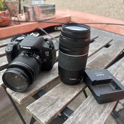 Canon Rebel T4i With 2 Lenses 