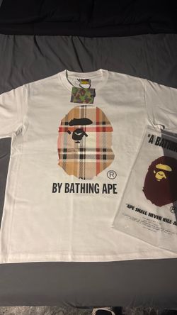 Bape white beige