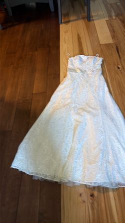 Vestido beige semi nuevo size S $8