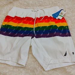 Nautical Swim Trunks