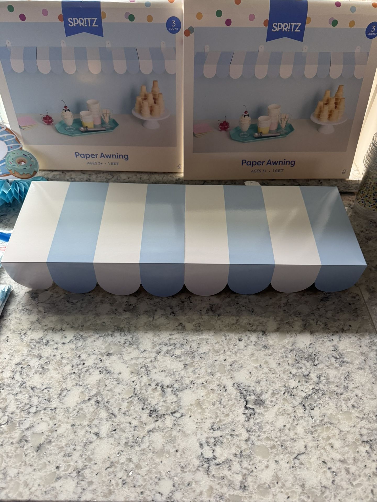 Baby “sprinkle” Decorations Used One Time