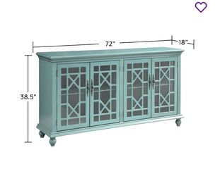 Beautiful Teal Credenza/Tv Stand/dresser