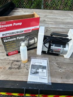 Harbor freight vacuum pump a/c