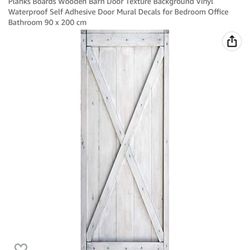 New*Barn Door Decal 