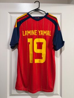 Spain Lamine Yamal #19 Soccer Jersey