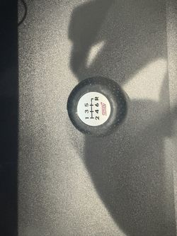 Subaru STI Leather 6-Speed Shift Knob (OEM)