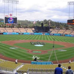 DODGERS vs REDS Friday 5/17 Behind HOME PLATE