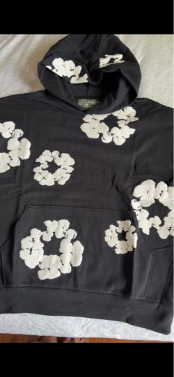 Denim Tears Cotton Wreath Hoodie Black