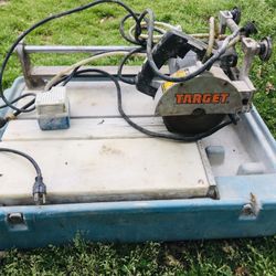 Wet Tile Saw With Tray 
