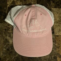 Peter Rabbit Farms logo hat pink & white mesh snapback by Otto  