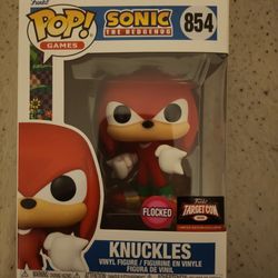 Knuckles Funko Pop (TargetCon Exclusive/Flocked)
