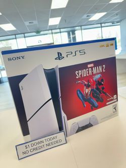 LIMITED STOCK 🔥 Sony Playstation -  PS5 Slim & PS5 Pro  - Gaming Console– Take It Home for Just $5 Down! 🎮