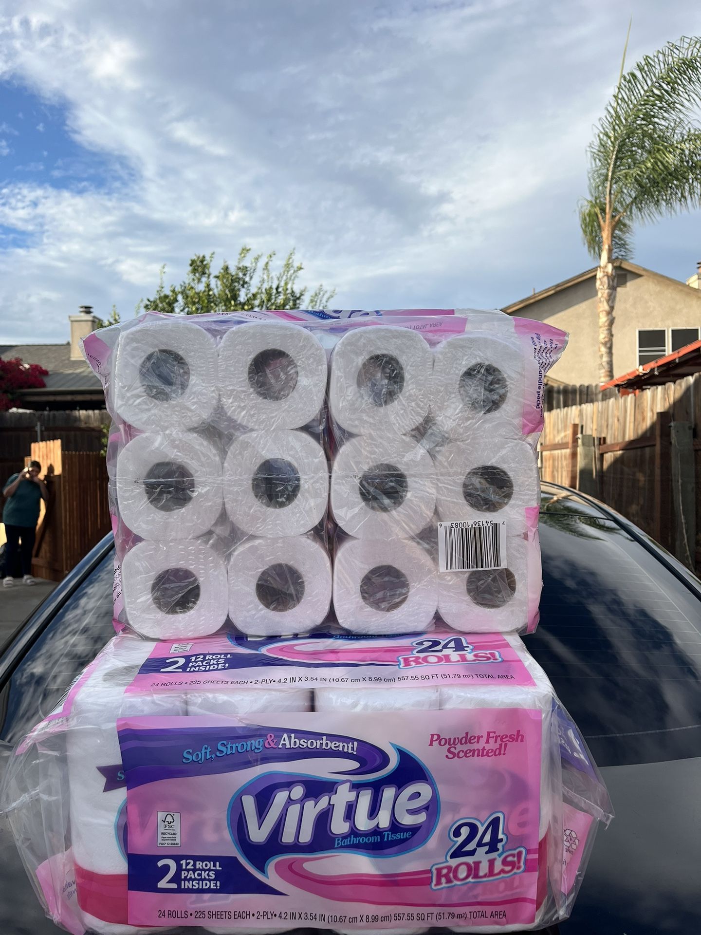 Toilet Paper 24 Rolls (They Are Not Big)