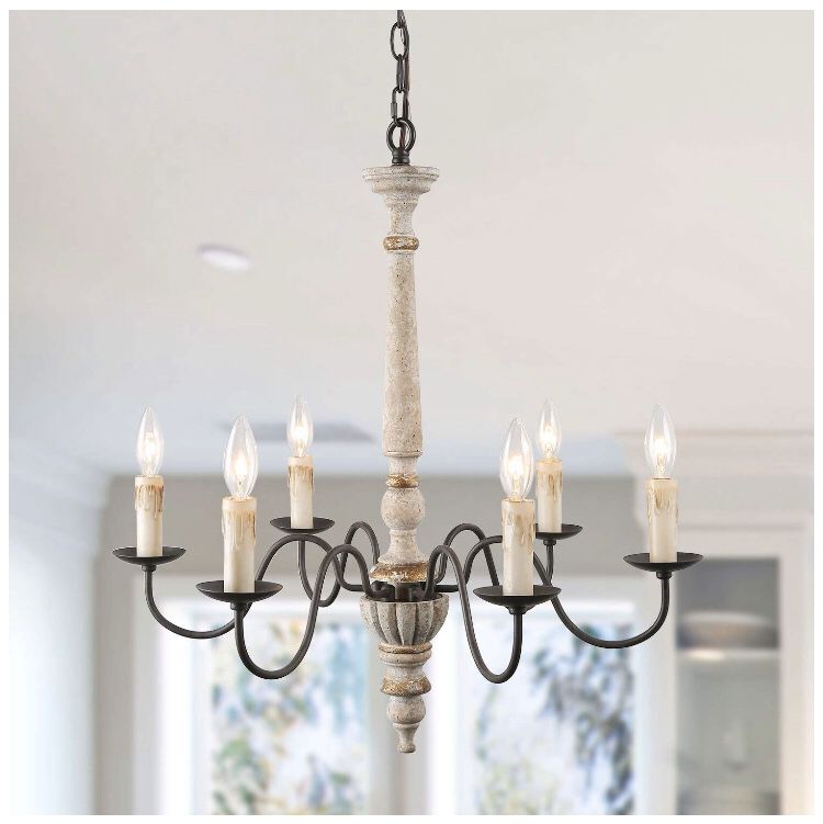 Laluz French Country Chandelier (Retail $299)