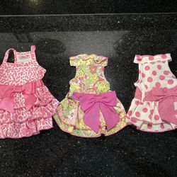 3 Lulupink Dog Costumes XS