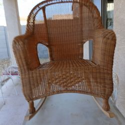 Wicker Rocker Chair 