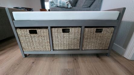 Storage Bench with Seating Pad