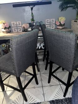 Grey Counter Height Chairs