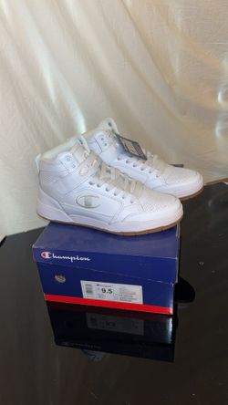 Champion Shoes White High-Top Shoes Men 9.5
