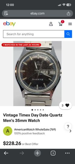 Vintage Timex Watch(accepting Best Offer