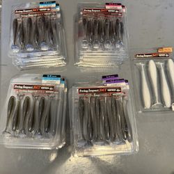 27 packs of Keitch Swing Impact Fat swim baits